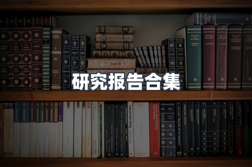 研究报告合集